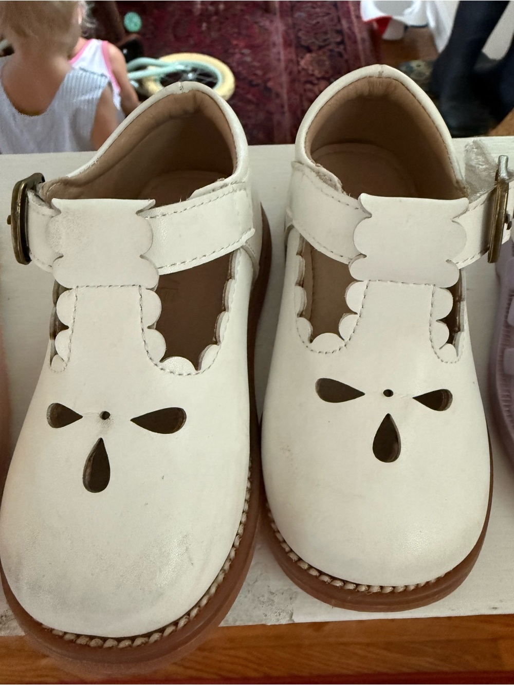White Mary Jane Felix & Flora party shoes Size 6 Spring/Summer Shoe Bund